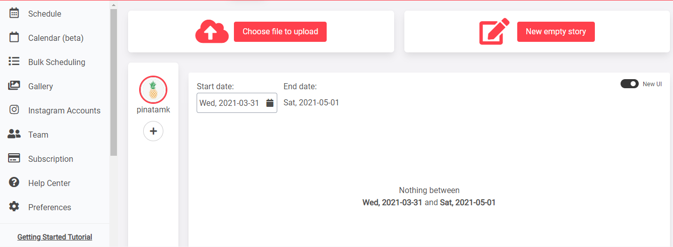 programar stories instagram- piñata marketing - storrito