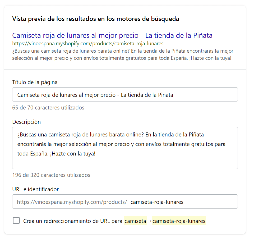 seo en shopify
