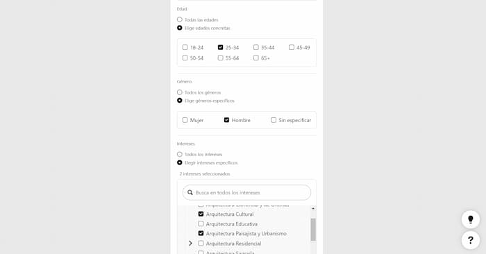 Segmentación Pinterest Ads