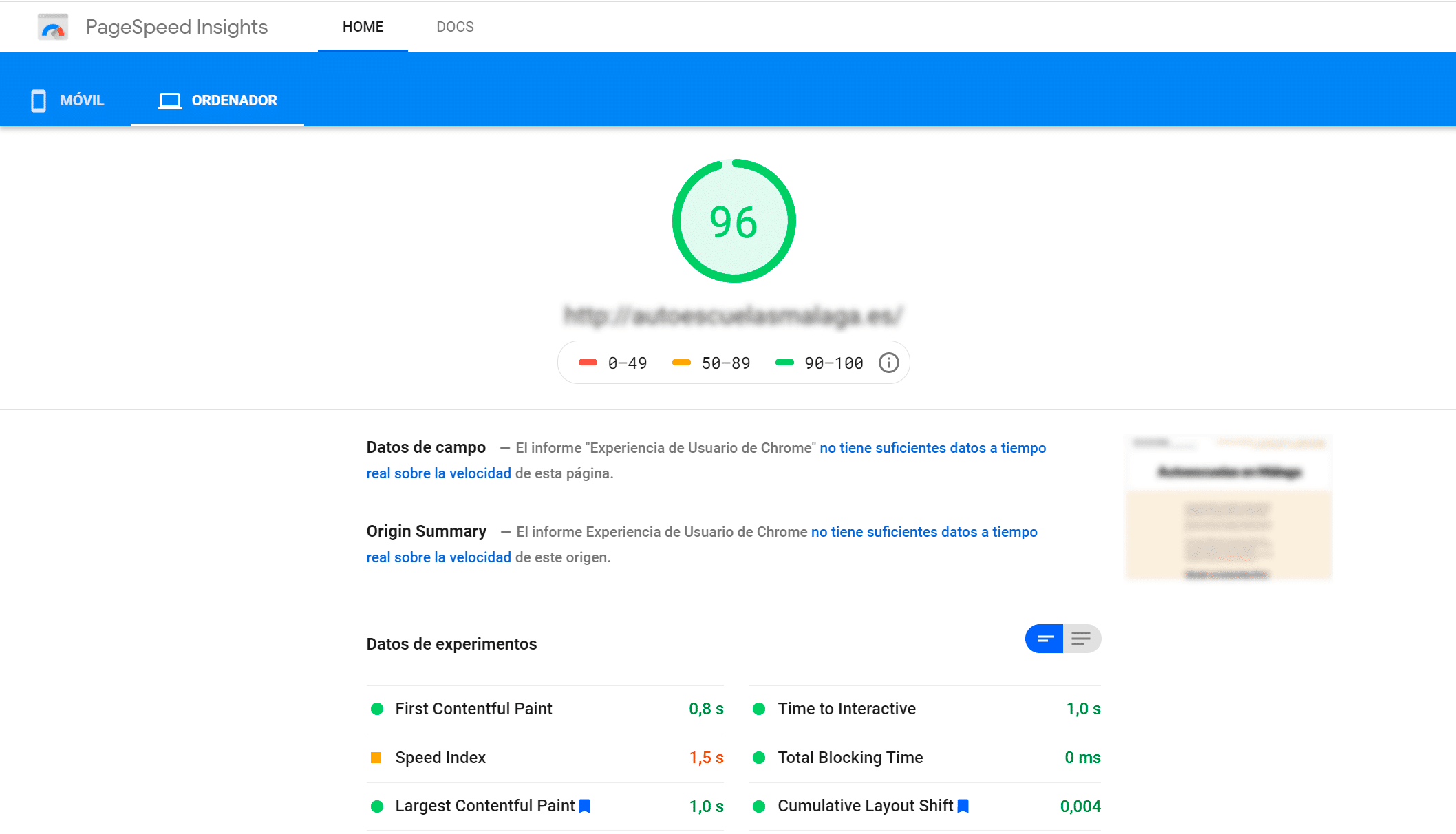 Optimización y posicionamiento web en Málaga