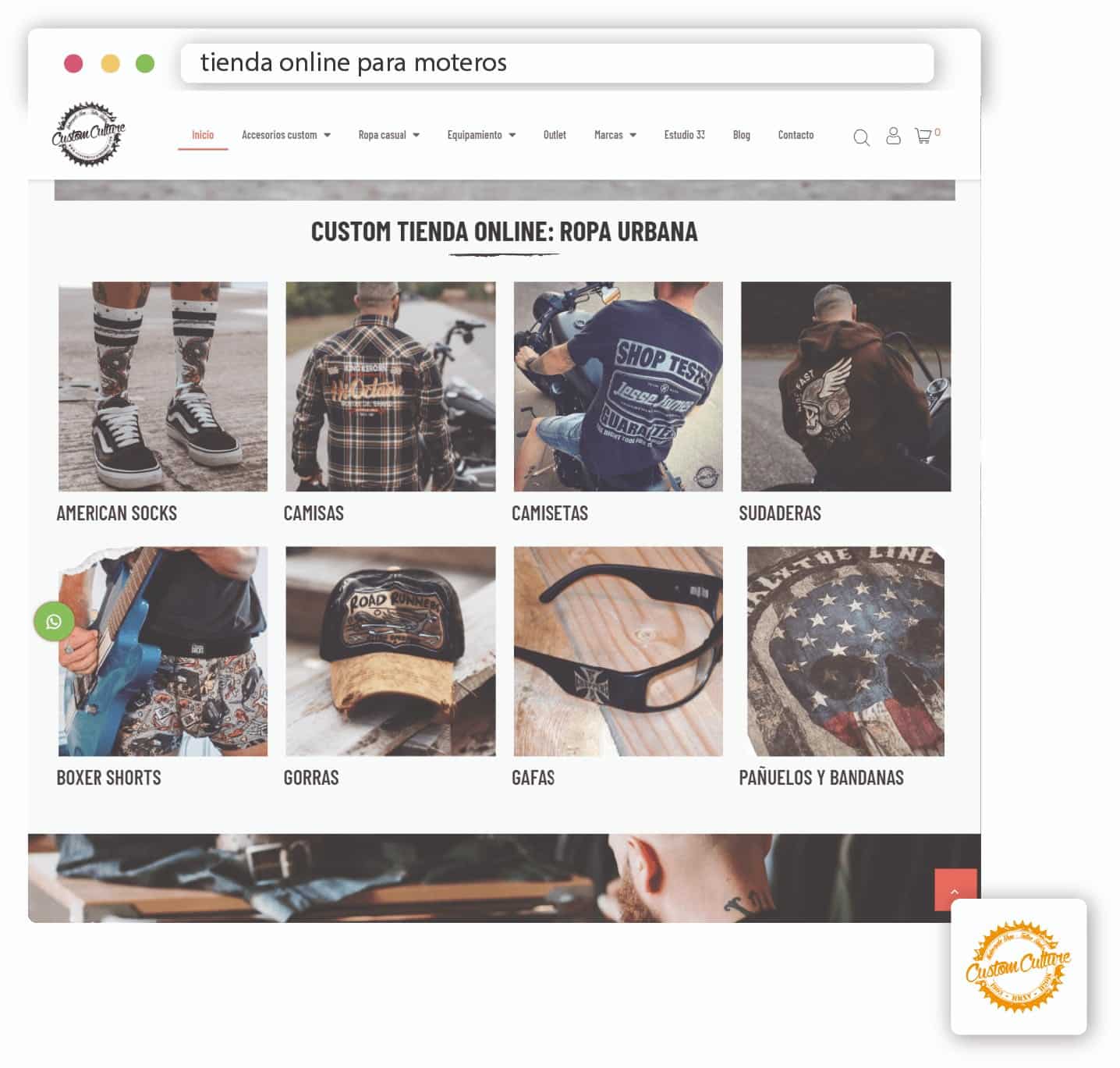 tienda online para moteros