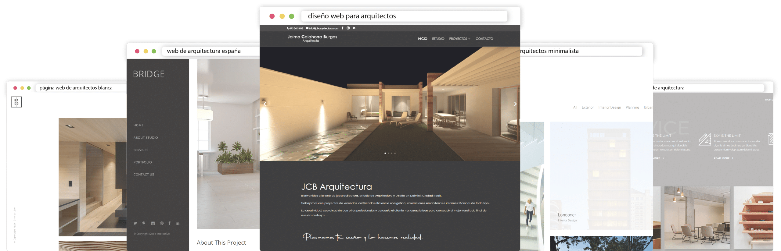 Diseño de páginas web para arquitectos